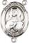 Rosary Centers : Sterling Silver: St. Dorothy SS Rosary Center
