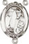 Rosary Centers : Sterling Silver: St. Elmo SS Rosary Center
