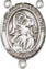 Rosary Centers : Sterling Silver: St. Gabriel Archangel SS Ctr