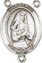 Rosary Centers : Sterling Silver: St. Emily SS Rosary Center