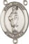 Rosary Centers : Sterling Silver: St. Gregory the Great SS Ctr