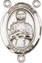 Rosary Centers : Sterling Silver: Bl. Kateri SS Rosary Center