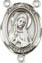Rosary Centers : Sterling Silver: St. Monica SS Rosary Center