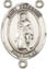 Rosary Centers : Sterling Silver: St. Peregrine Laziosi SS Ctr