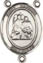 Rosary Centers : Sterling Silver: St. Raphael the Archangel SS C