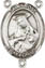 Rosary Centers : Sterling Silver: St. Rose of Lima SS Center