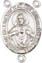 Rosary Centers : Sterling Silver: Scapular SS Rosary Center