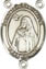 Rosary Centers : Sterling Silver: St. Teresa Avila SS Center