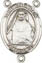 Rosary Centers : Sterling Silver: St. Edith Stein SS Center