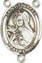 Rosary Centers : Sterling Silver: St. Theresa (Therese) SS Ctr