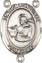 Rosary Centers : Sterling Silver: St. Thomas Aquinas SS Center