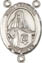 Rosary Centers : Sterling Silver: St. Veronica SS Rosary Center