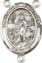 Rosary Centers : Sterling Silver: The Lord is my Shepherd SS Ctr