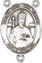 Rosary Centers : Sterling Silver: St. Leo the Great SS Center