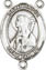 Rosary Centers : Sterling Silver: St. Brigid of Ireland SS Ctr