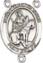 Rosary Centers : Sterling Silver: St. Martin of Tours SS Center