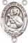 Rosary Centers : Sterling Silver: Our Lady of Mt. Carmel SS Ctr