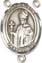 Rosary Centers : Sterling Silver: St. Austin SS Rosary Center