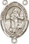 Rosary Centers : Sterling Silver: St. Isidore the Farmer SS Ctr