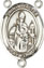 Rosary Centers : Sterling Silver: St. Walter of Pontnoise SS Ctr