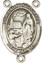 Rosary Centers : Sterling Silver: Our Lady of Lourdes SS Center