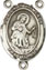 Rosary Centers : Sterling Silver: Our Lady of Mercy Sterling Rosary Center
