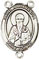 Rosary Centers : Sterling Silver: St. Athanasius SS Center