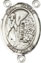 Rosary Centers : Sterling Silver: St. Fiacre SS Rosary Center