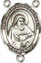 Rosary Centers : Sterling Silver: St. Bede the Venerable SS Ctr