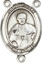 Rosary Centers : Sterling Silver: St. Pius X SS Rosary Center