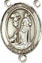Rosary Centers : Sterling Silver: St. Roch SS Rosary Center