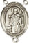 Rosary Centers : Sterling Silver: St. Wolfgang SS Rosary Center