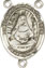Rosary Centers : Sterling Silver: St. Edburga of Winchester Ctr