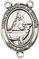 Rosary Centers : Sterling Silver: St. Catherine of Sweden SS Ctr