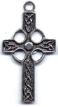 Rosary Crosses : Silver Colored: Celtic PEWTER