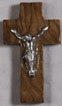 Crucifixes for Necklaces: Olive Wood Crucifix Size 5