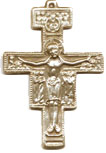 Rosary Crucifixes : All Materials: SanDamiano (Size 7) GP