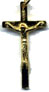 Rosary Crucifixes : Gold Colored: Economy Size 4 GP