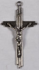Rosary Crucifixes : Sterling Silver: Triple Crucifix SS Size 5