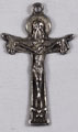 Rosary Crucifixes : Sterling Silver: Trinity Crucifix SS