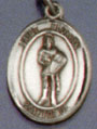 Religious Saint Holy Medal : Sterling Silver: St. Florian SS* Saint Medal