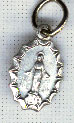 Religious Saint Holy Medal : Silver Colored: Bracelet Miraculous OX Medal