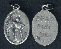 Religious Saint Holy Medal : All Materials: St. Joan of Arc OX Medal Medal