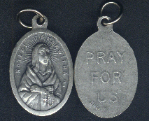 Religious Saint Holy Medal : All Materials: St. Kateri Takakwitha OX medal