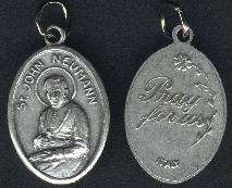 Items related to Elizabeth Ann Seton: St. John Neumann OX medal Mdl