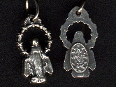 Religious Saint Holy Medal : Silver Colored: Miraculous OX bracelet medal