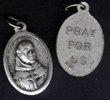 Religious Saint Holy Medal : Silver Colored: St. Serra OX medal* Medal