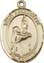 Religious Saint Holy Medal : Gold Filled: St. Bernadette GF Saint Medal