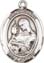 Religious Saint Holy Medal : Sterling Silver: St. Clare SS Saint Medal