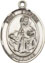 Religious Saint Holy Medal : Sterling Silver: St. Dymphna SS Saint Medal